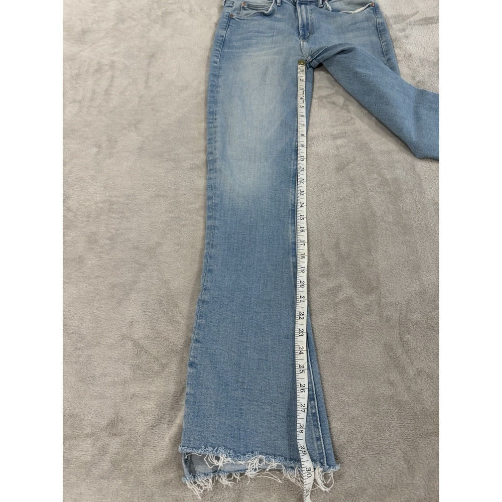 MOTHER Denim The Runaway Step Fray in California Cruiser Light Wash 26x31 Flare - Picture 7 of 9